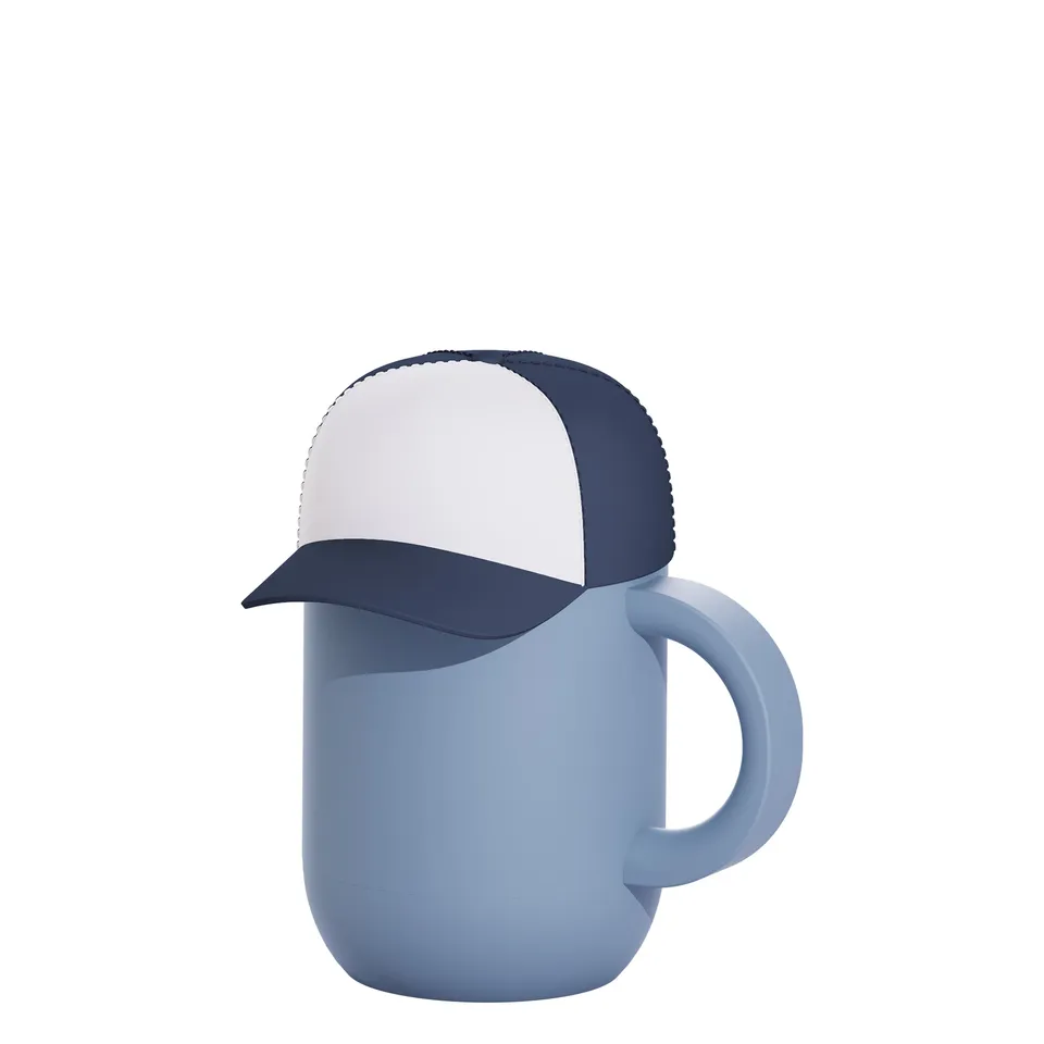 asobu-happy-hats-trucker-cap-blue-isolierbecher-mit-m-tzen-deckel image 1