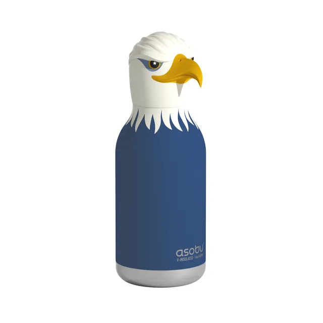 asobu-eagle-bestie-bottle-kinder-trinkflasche-473-ml-mit-figur image 1