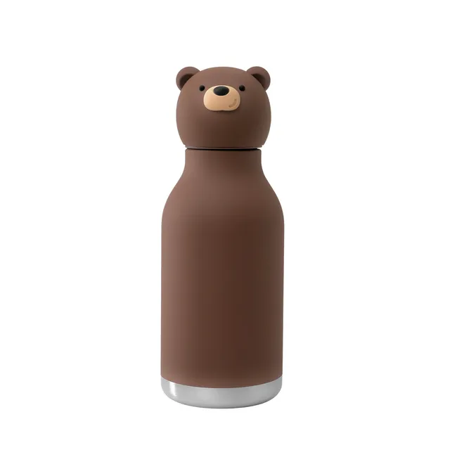 asobu-bestie-bottle-brown-bear-isolierte-kinder-trinkflasche-16oz image 1