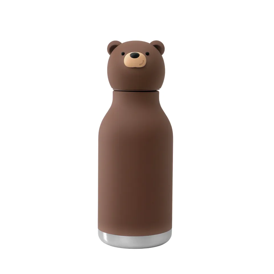 asobu-bestie-bottle-brown-bear-isolierte-kinder-trinkflasche-16oz image 1