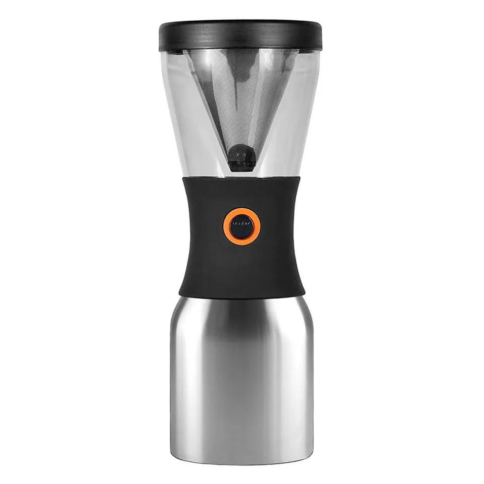 asobu-silver-cold-brew-coffee-maker-950-ml-isolierte-cold-brew-kanne image 1