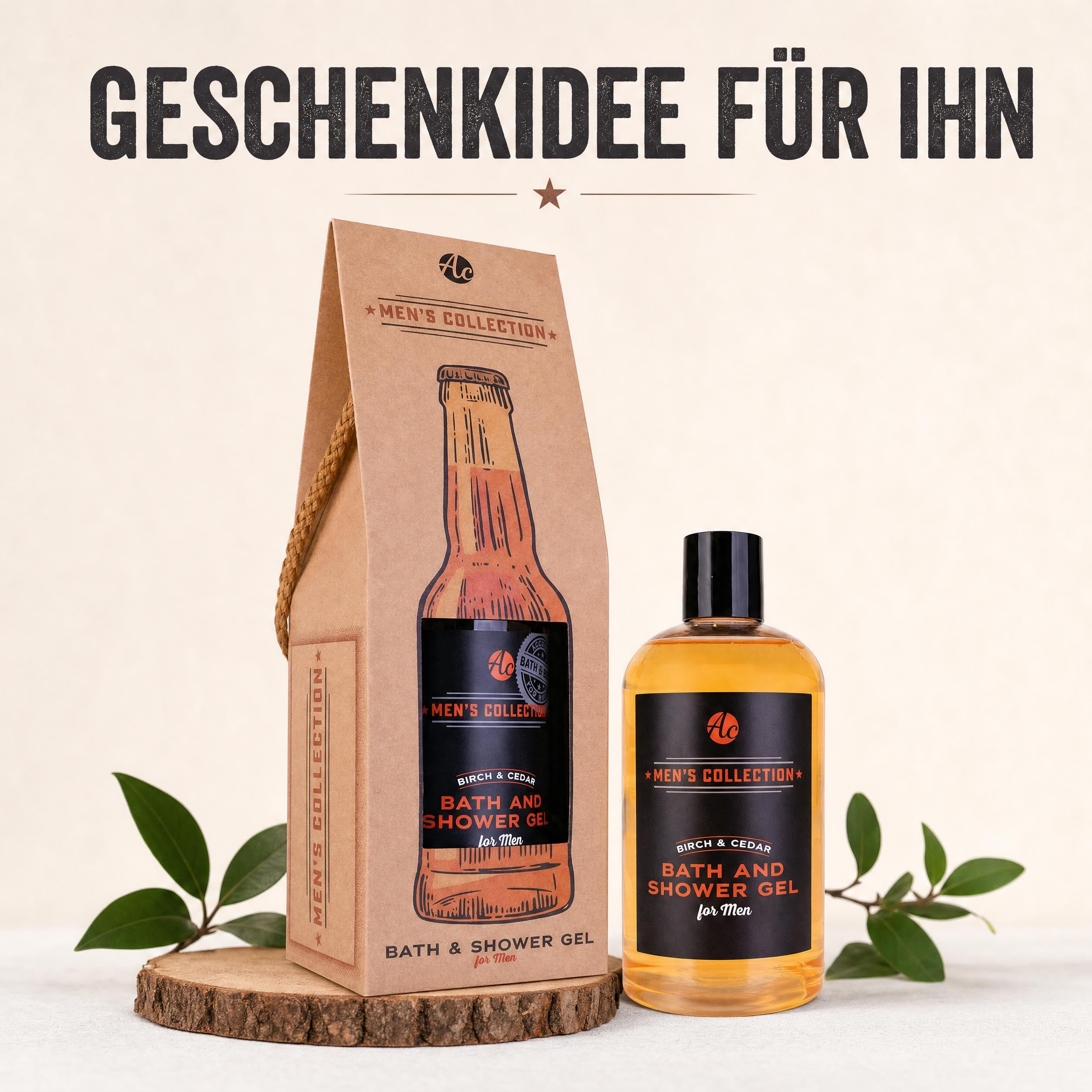 accentra-men-s-collection-bade-und-duschgel-360-ml-bierflasche-braun image 2