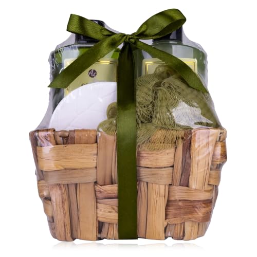 accentra-geschenkset-olive-badeset-4-teilig-im-seegraskorb image 8
