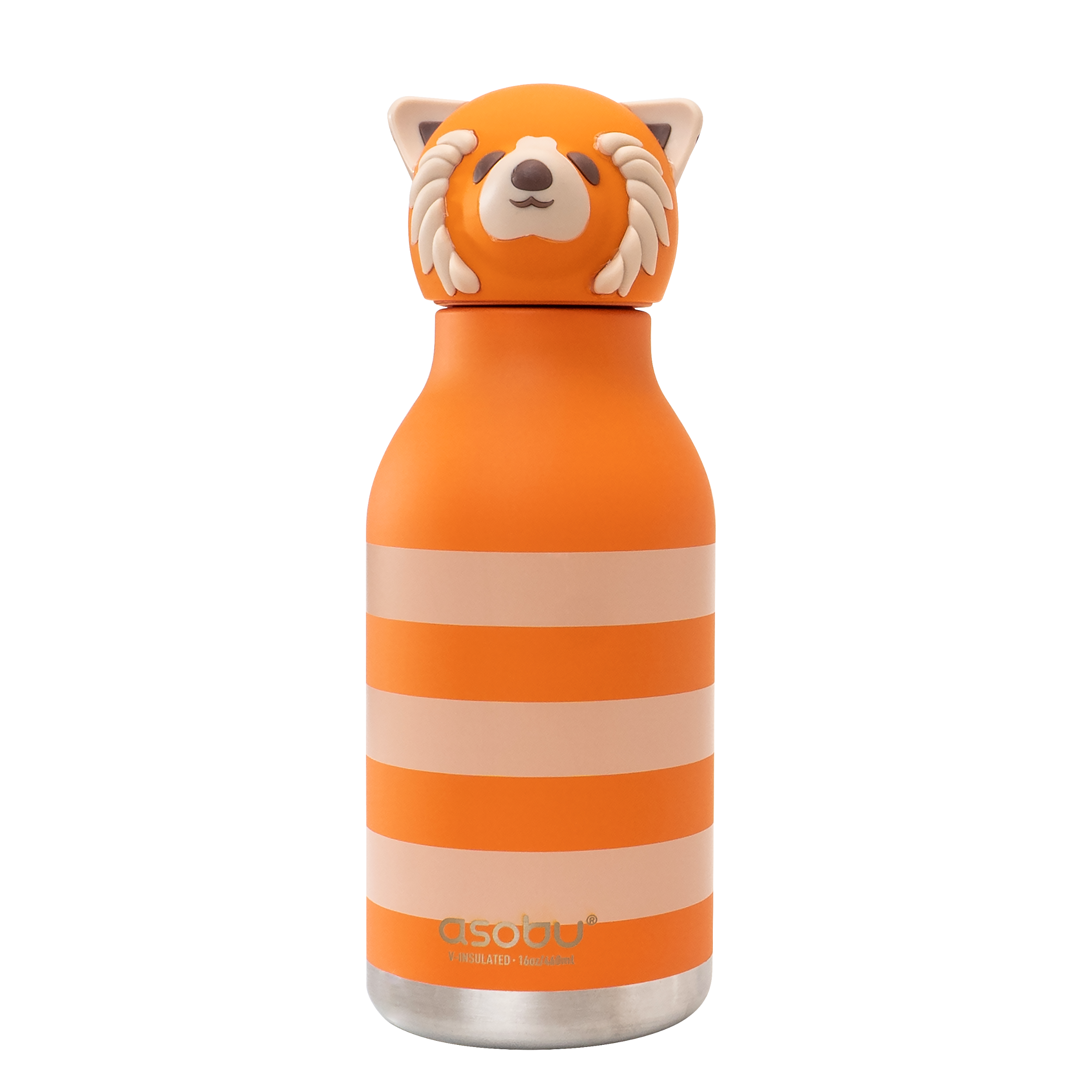 asobu-red-panda-bestie-bottle-kinder-trinkflasche-16oz image 1