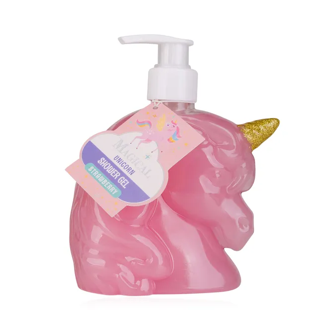 accentra-einhorn-handseife-erdbeere-300ml-im-rosa-pumpspender-f-r-kinder image 1